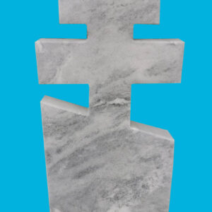 Памятник из мрамора фигурный "Крест" АртМ0041